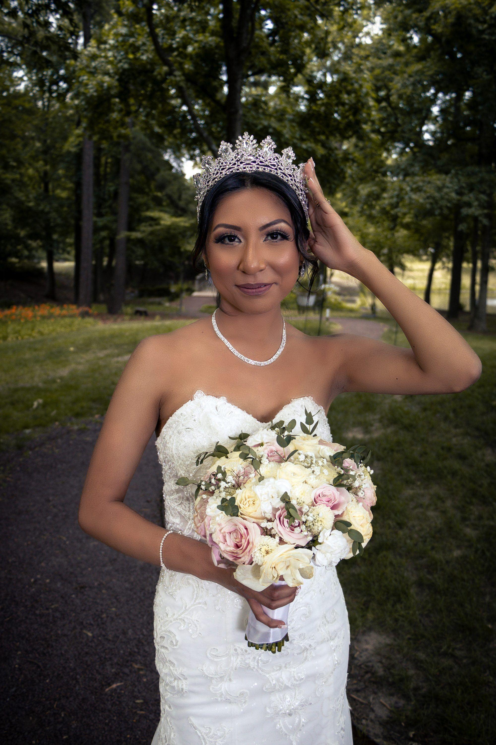 Fotografía de bodas en Richmond, Virginia: novia bosque — WENPHOTOGRAPHER