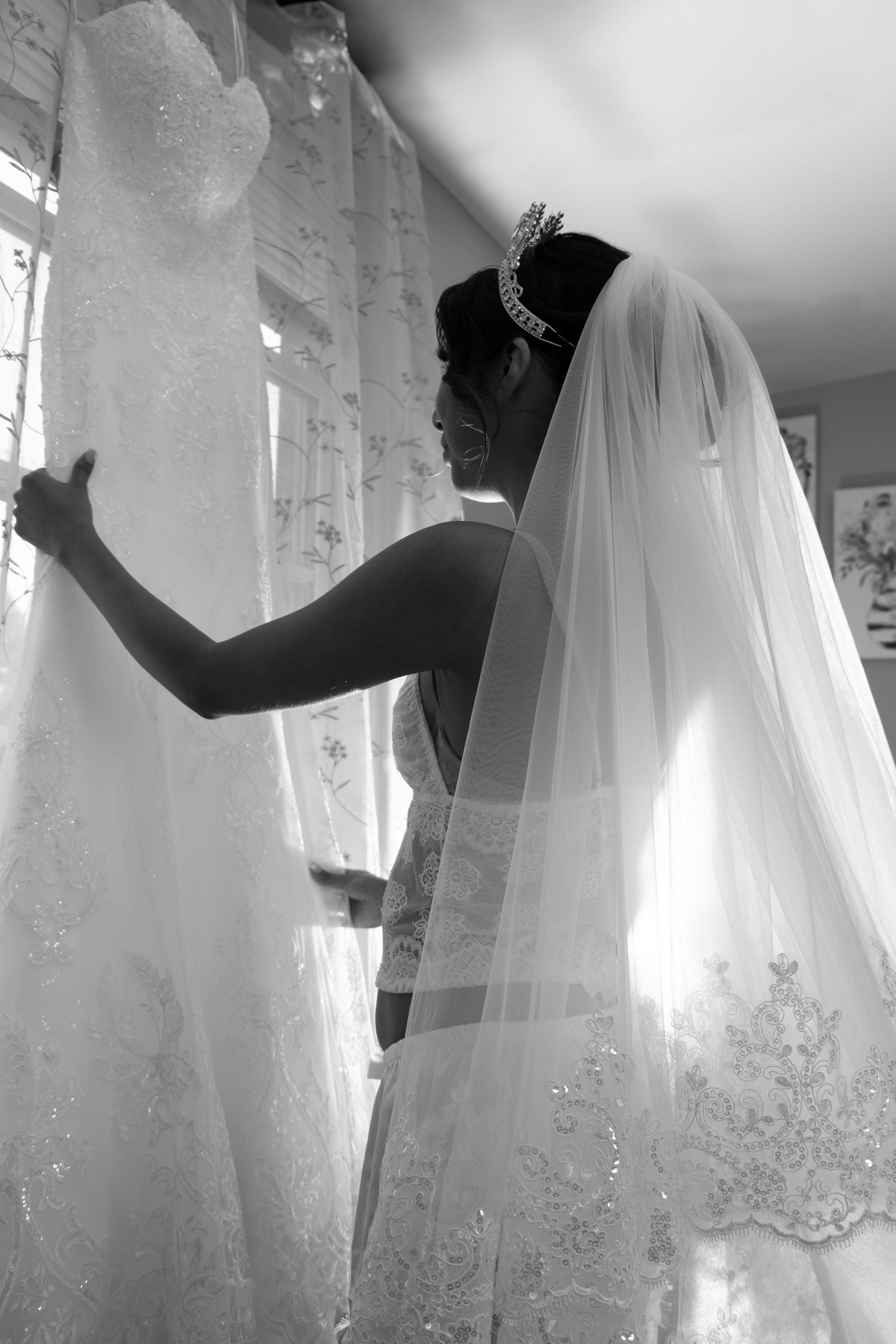 Fotografía de bodas en Richmond, Virginia: novia velo — WENPHOTOGRAPHER